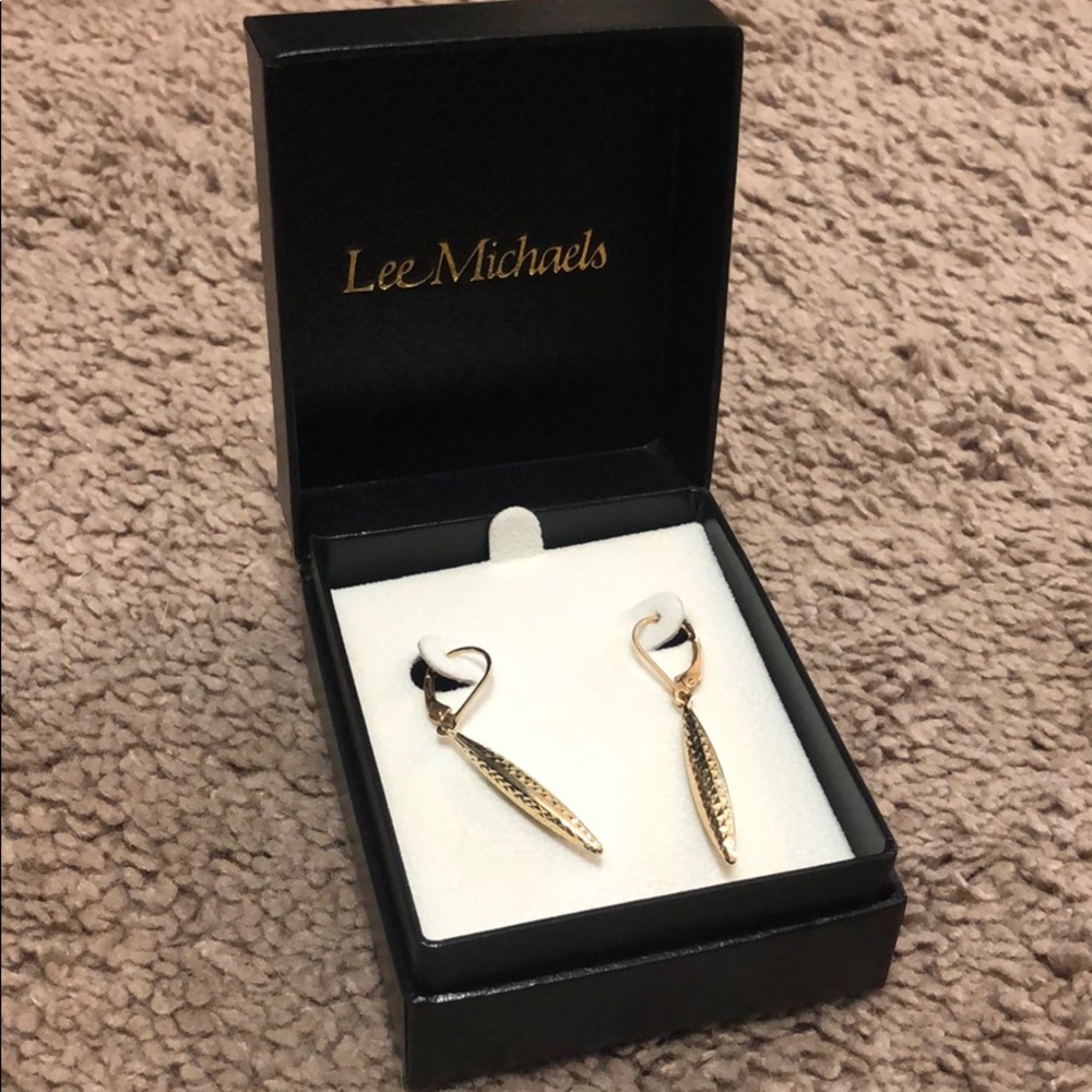 Lee Michaels custom 14K earrings